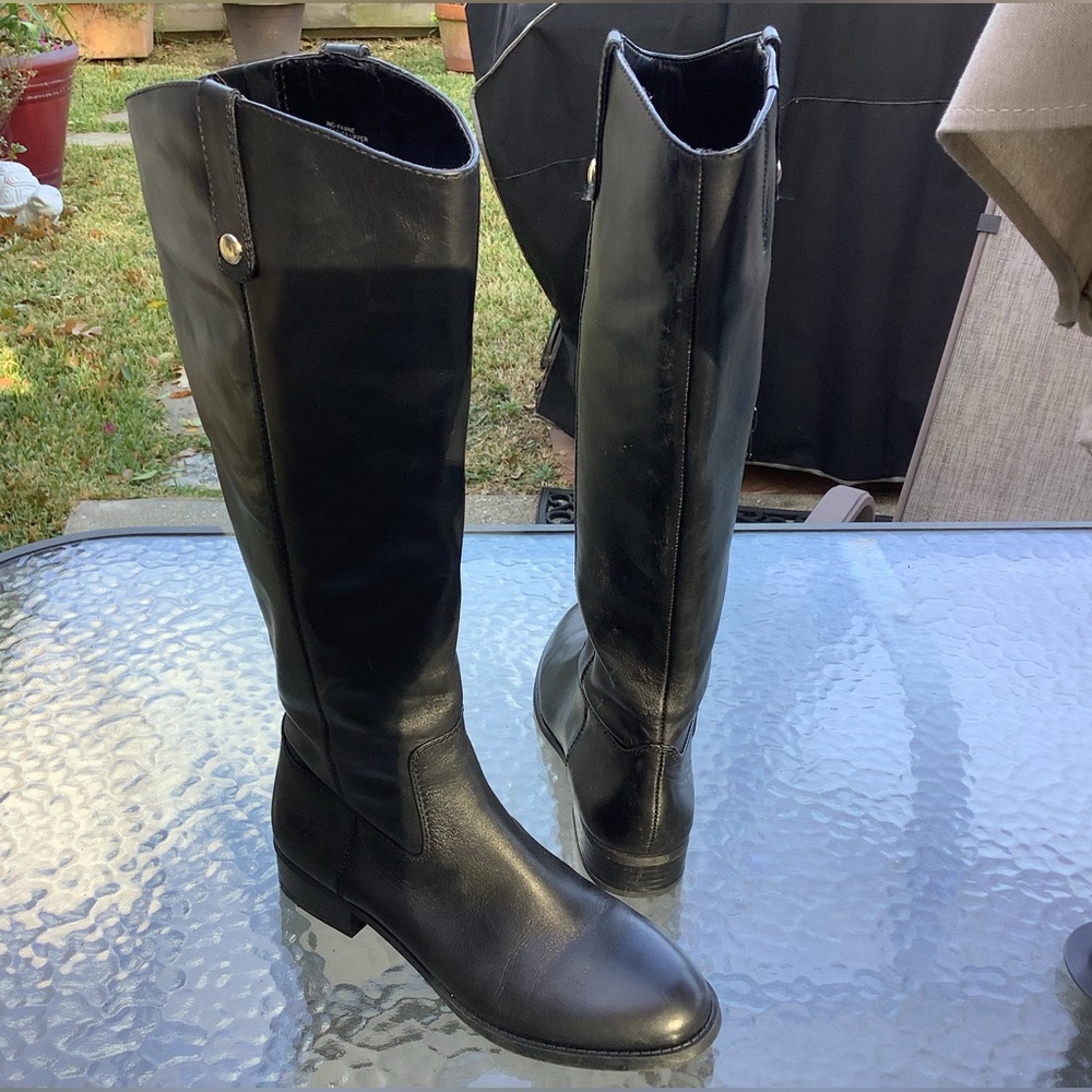 INC International Concepts Black Over the Knee Boots